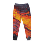 Volcano Lava Print Jogger Pants