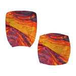 Volcano Lava Print Office Chair Cover