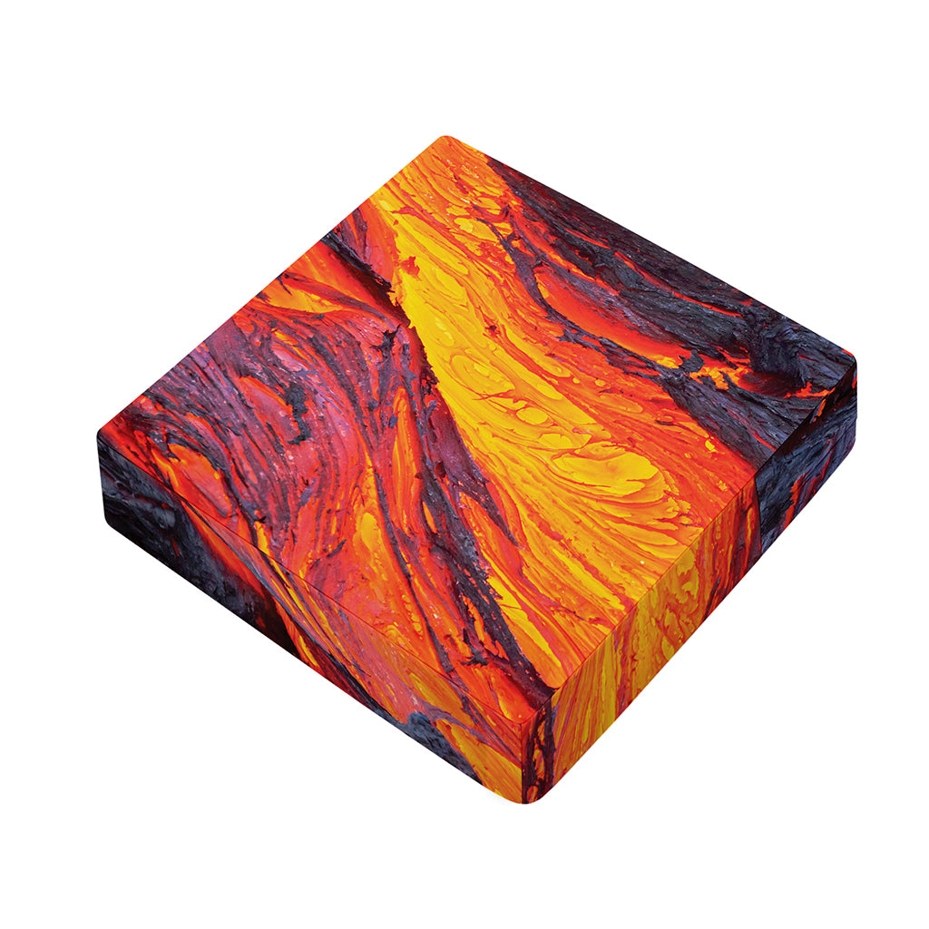 Volcano Lava Print Outdoor Seat Cushion Cover