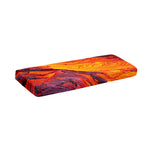 Volcano Lava Print Piano Keyboard Cover