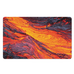 Volcano Lava Print Polyester Doormat