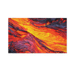 Volcano Lava Print Polyester Flag