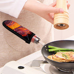 Volcano Lava Print Skillet Handle Cover