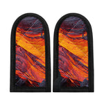Volcano Lava Print Skillet Handle Cover