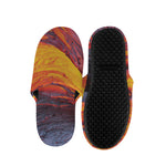 Volcano Lava Print Slippers