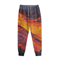 Volcano Lava Print Sweatpants