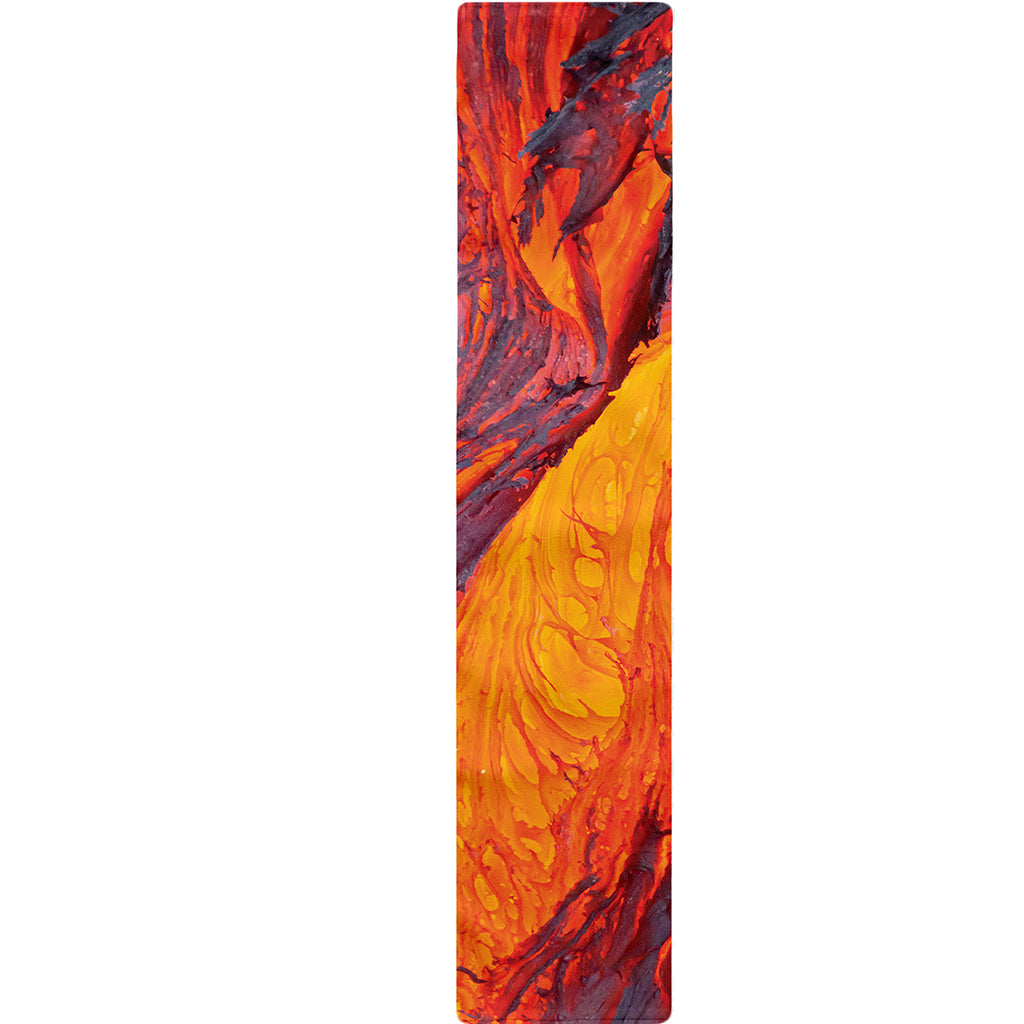 Volcano Lava Print Table Runner