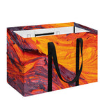 Volcano Lava Print Utility Tote Bag
