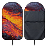 Volcano Lava Print Waterproof Car Seat Cover