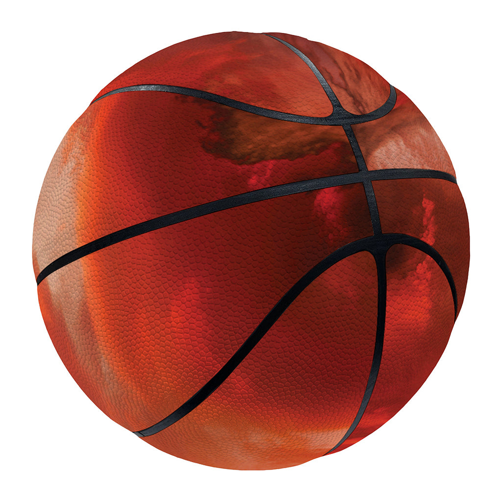 Volcano On The Sea Print Basketball