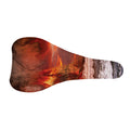 Volcano On The Sea Print Bicycle Seat Cover