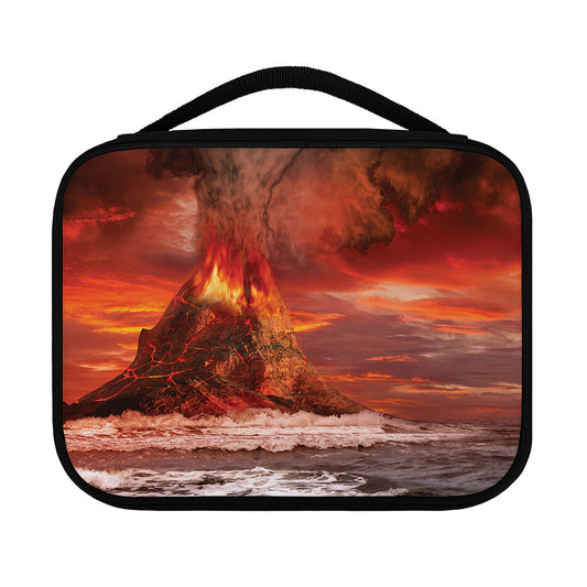 Volcano On The Sea Print Classic Bible Case