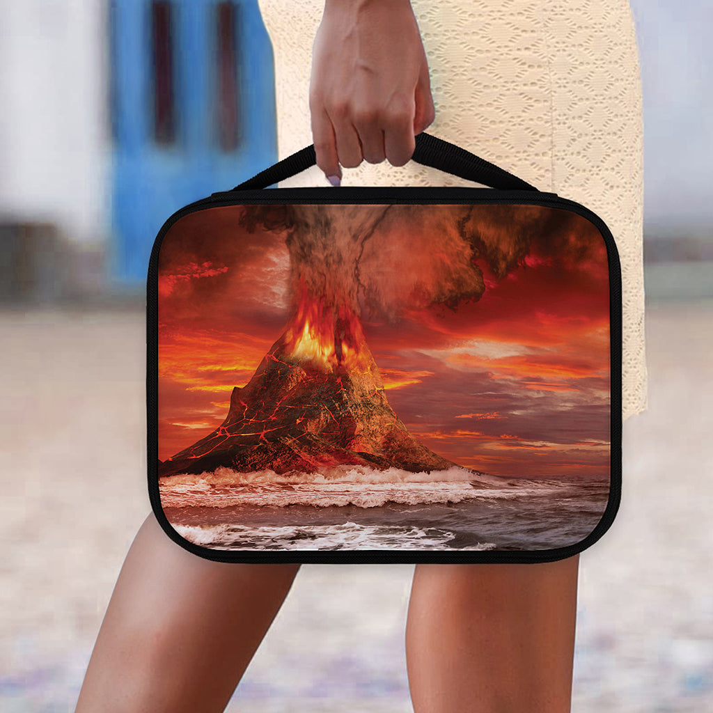 Volcano On The Sea Print Classic Bible Case