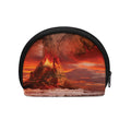 Volcano On The Sea Print Coin Purse