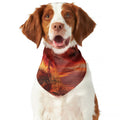 Volcano On The Sea Print Dog Bandana