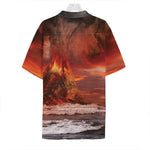 Volcano On The Sea Print Hawaiian Shirt