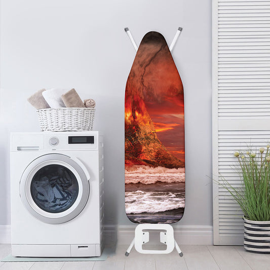 Volcano On The Sea Print Ironing Board Cover