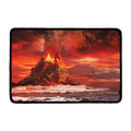 Volcano On The Sea Print Kitchen Mat