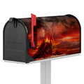 Volcano On The Sea Print Mailbox Cover