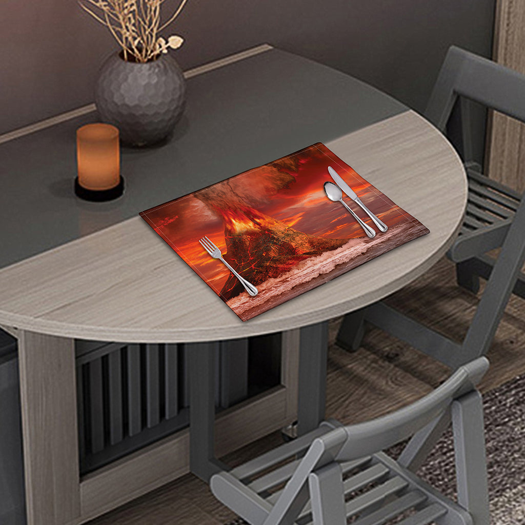 Volcano On The Sea Print Placemat