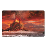Volcano On The Sea Print Polyester Doormat