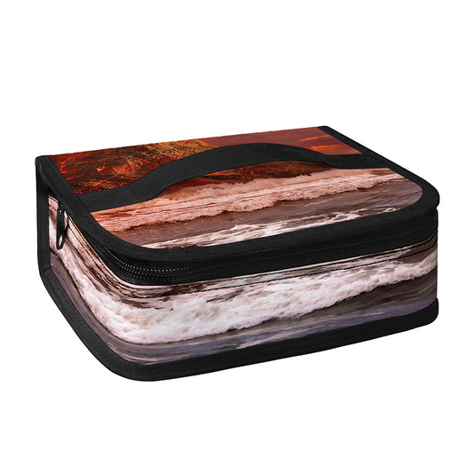 Volcano On The Sea Print Small Lunch Bag