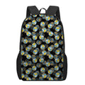 Volleyball Pattern Print 17 Inch Backpack