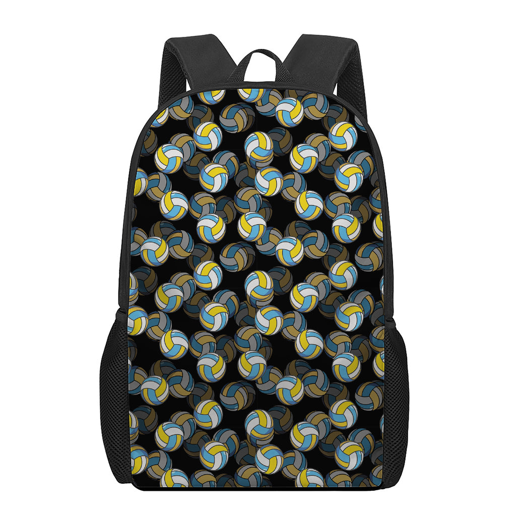 Volleyball Pattern Print 17 Inch Backpack