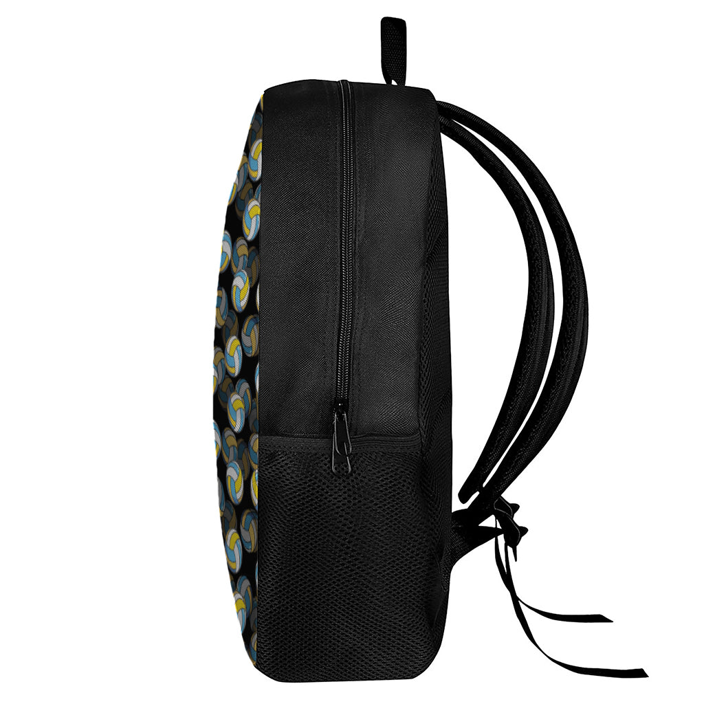 Volleyball Pattern Print 17 Inch Backpack