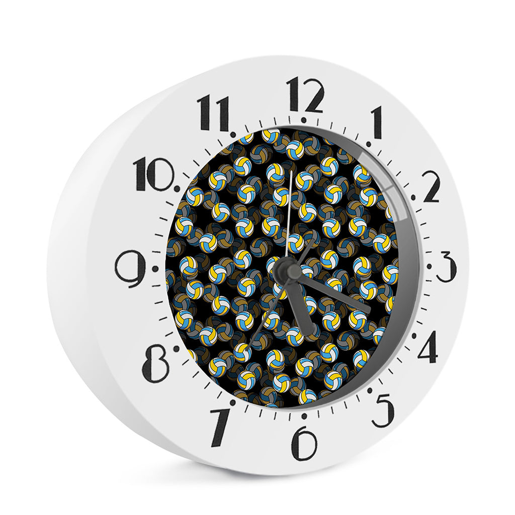 Volleyball Pattern Print Alarm Clock