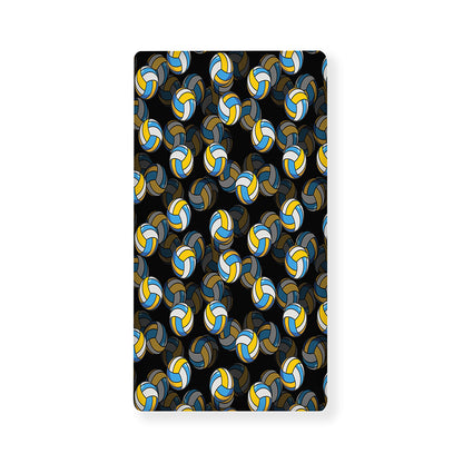 Volleyball Pattern Print Baby Crib Sheet