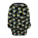 Volleyball Pattern Print Baby Seat Cover