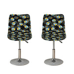 Volleyball Pattern Print Bar Stool Covers