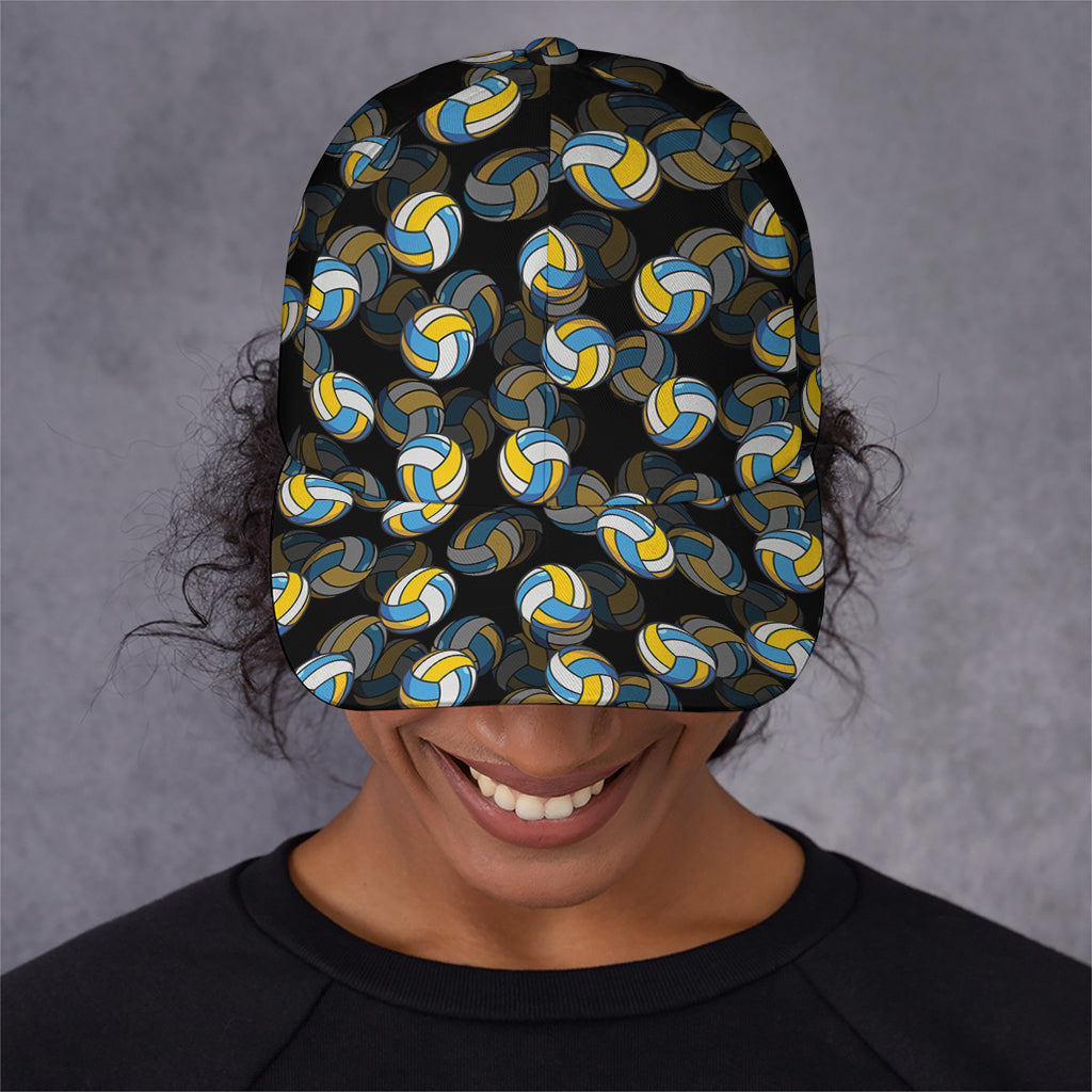 Volleyball Pattern Print Baseball Cap