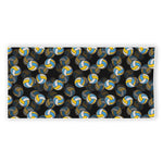 Volleyball Pattern Print Beach Towel