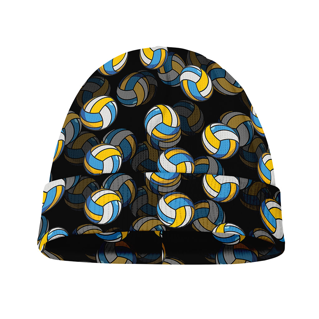 Volleyball Pattern Print Beanie