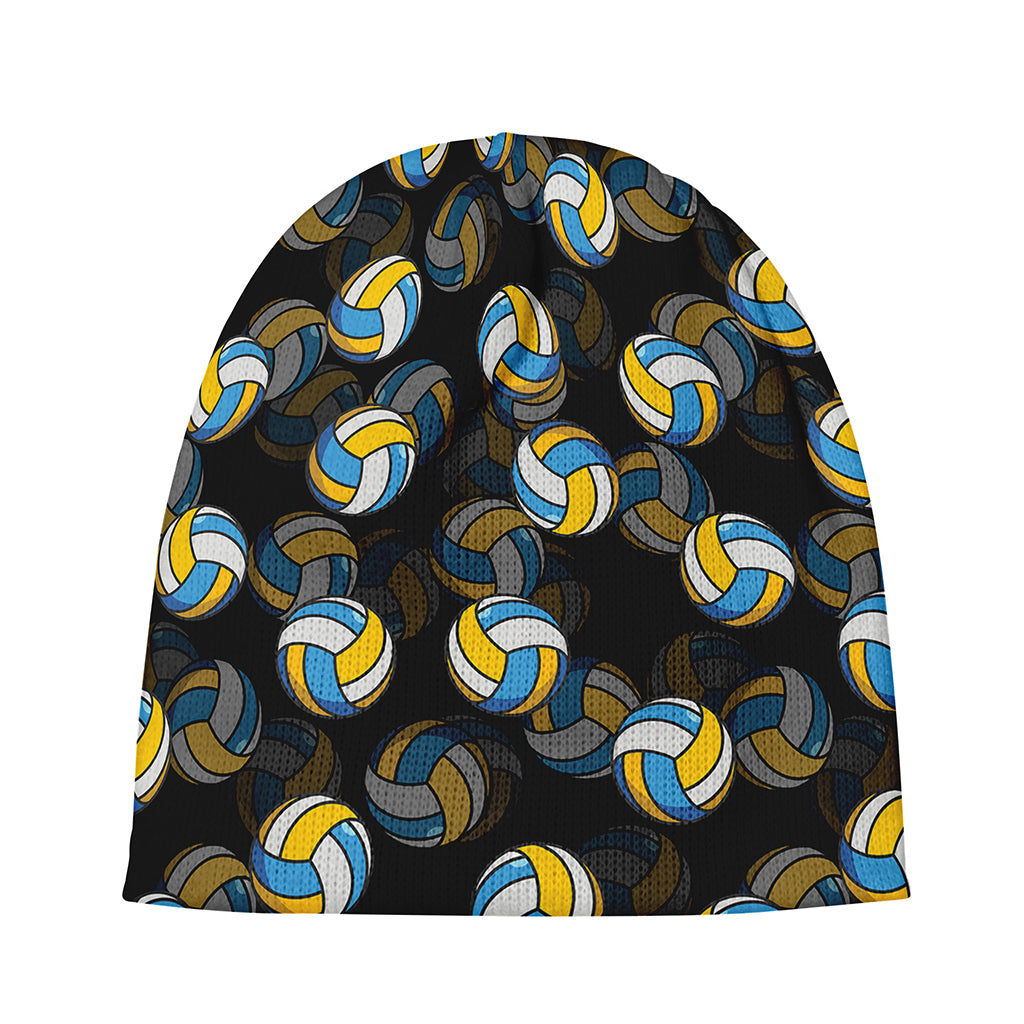 Volleyball Pattern Print Beanie