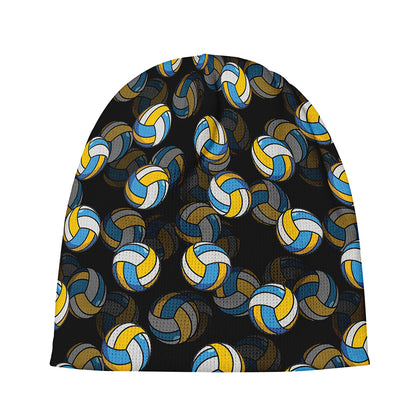 Volleyball Pattern Print Beanie