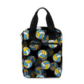 Volleyball Pattern Print Bible Tote Bag