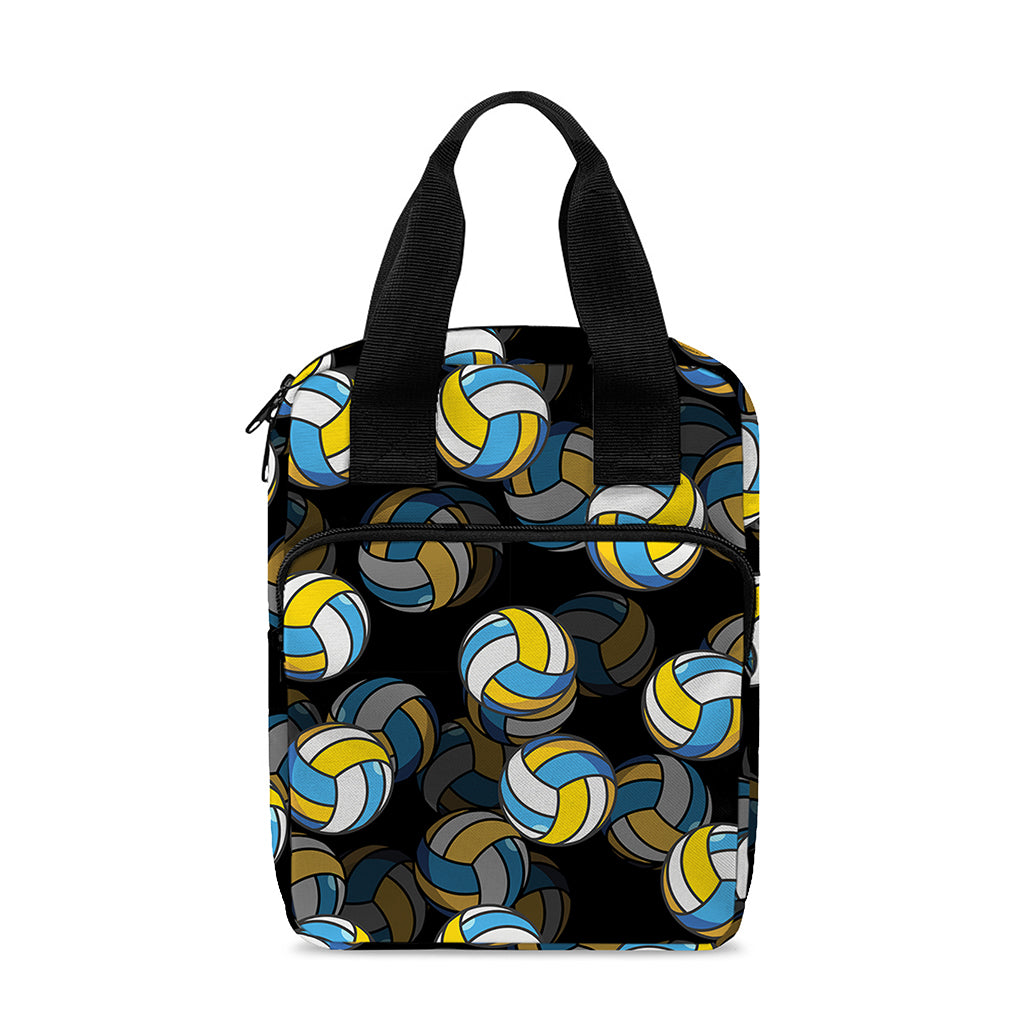 Volleyball Pattern Print Bible Tote Bag