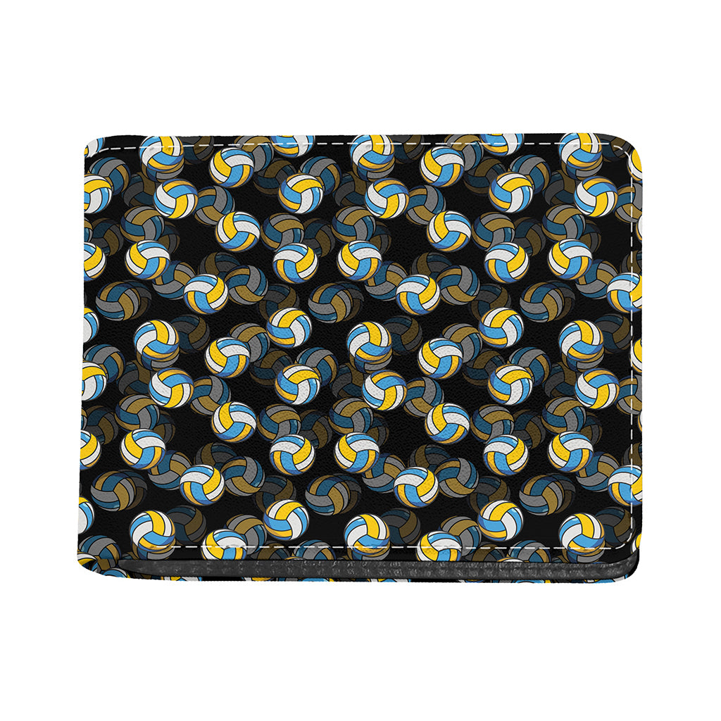 Volleyball Pattern Print Bifold Wallet