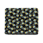 Volleyball Pattern Print Bifold Wallet