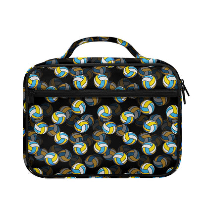 Volleyball Pattern Print Briefcase Bible Bag