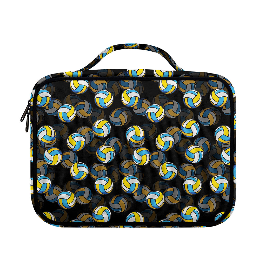 Volleyball Pattern Print Briefcase Bible Bag