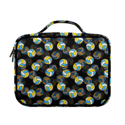 Volleyball Pattern Print Briefcase Bible Bag