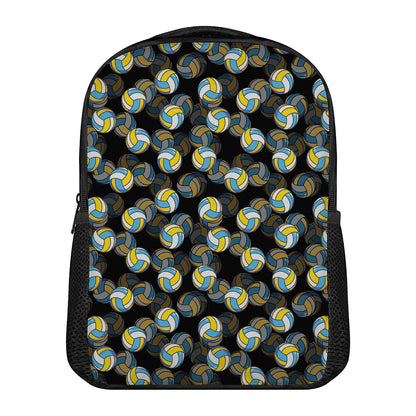 Volleyball Pattern Print Casual Backpack