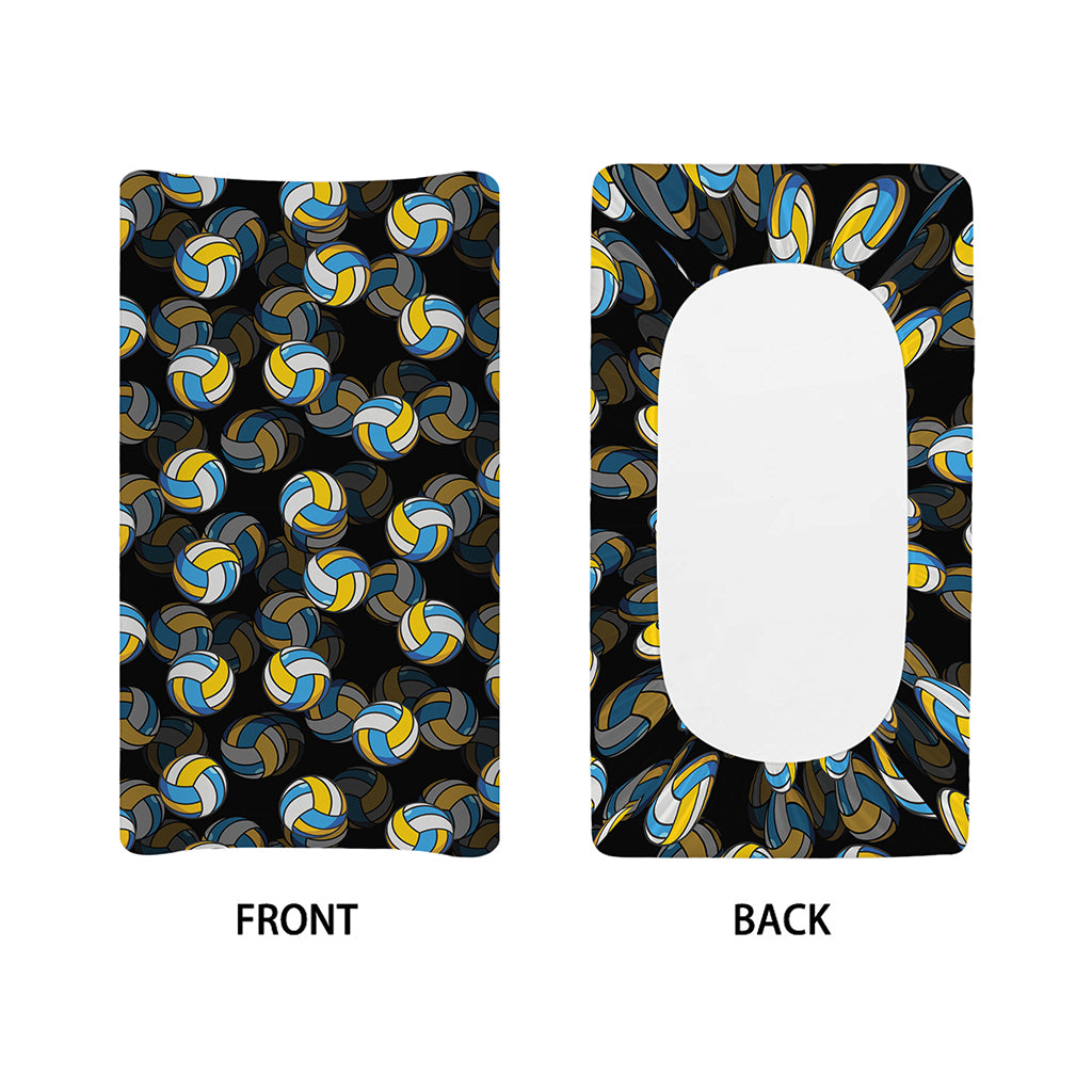 Volleyball Pattern Print Changing Pad Cover