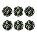 Volleyball Pattern Print Coaster Set