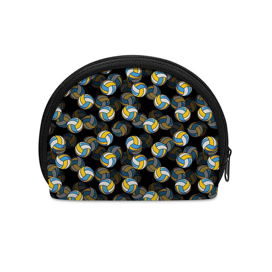 Volleyball Pattern Print Coin Purse