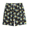Volleyball Pattern Print Cotton Shorts